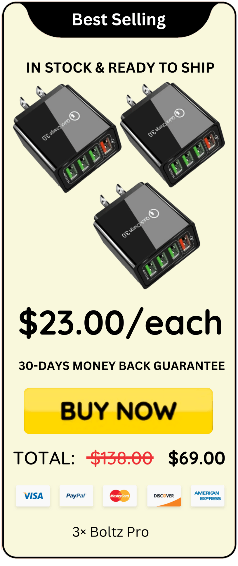 Boltz Pro offer price 